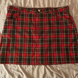 punky mini skirt